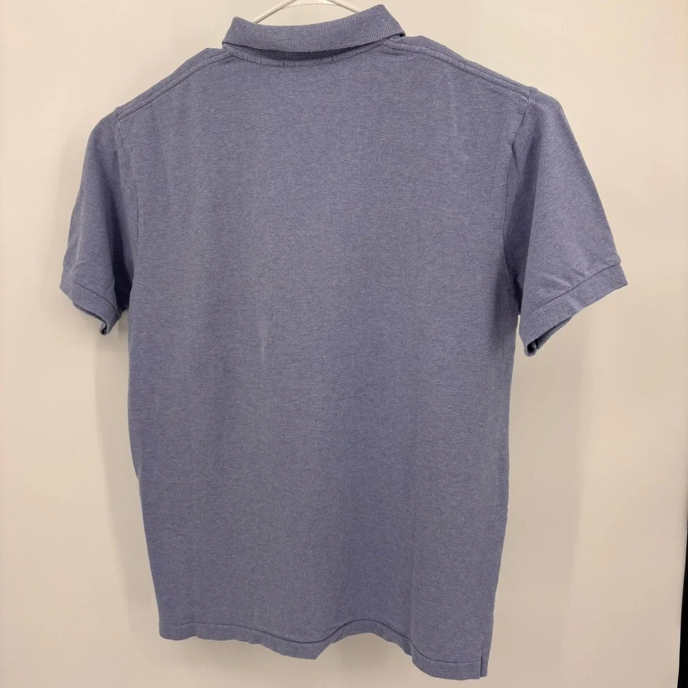 VTG Polo Ralph Lauren Polo Shirt Mens L Purple EUC Short Sleeve Pique Cotton